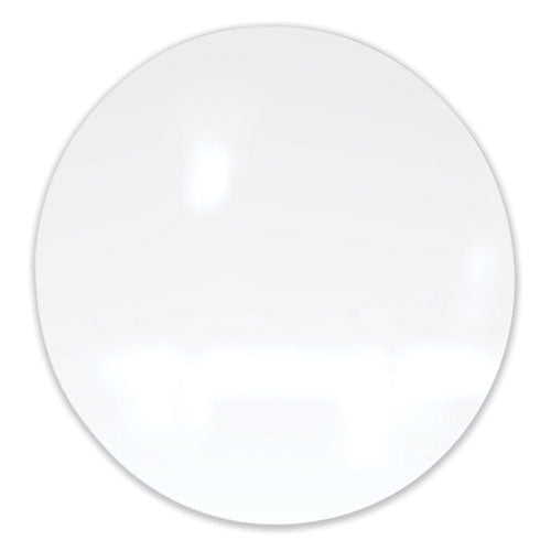 Coda Low Profile Circular Magnetic Glassboard, 36" X 36", White Surface