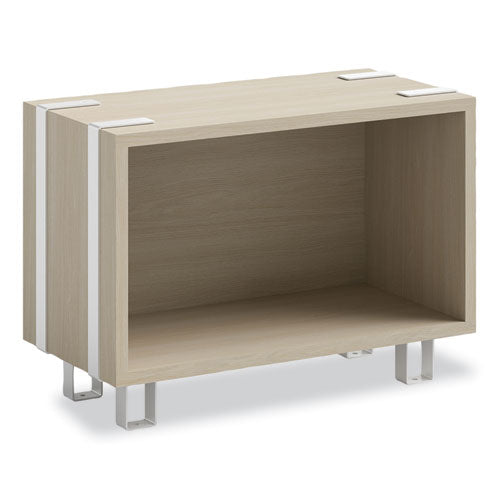 Ready Home Office Large Stackable Storage, 1-shelf, 24w X 12d X 17.25h, Beige/white