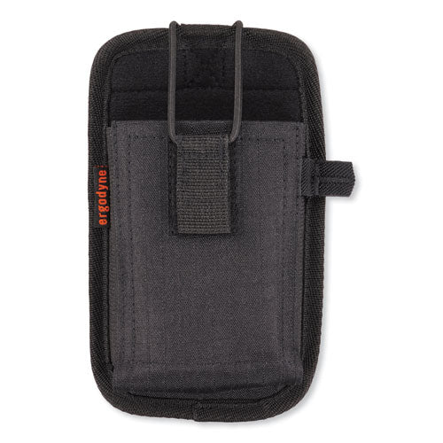 Squids 5544 Phone Style Scanner Holster With Belt Clip And Loops, 1 Compartment, 3.75 X 1 X 6.5, Polyester,black