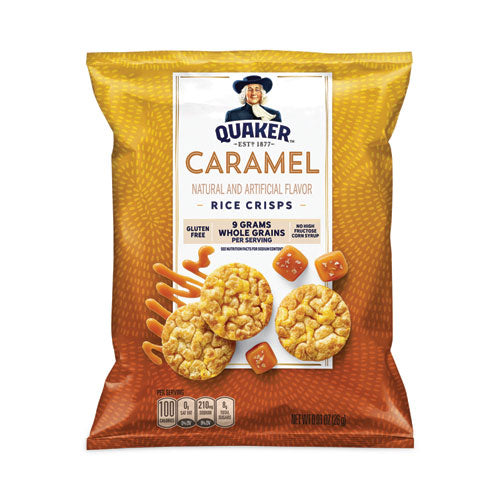 Rice Crisps, Caramel, 0.91 Oz Bag, 60 Bags/carton