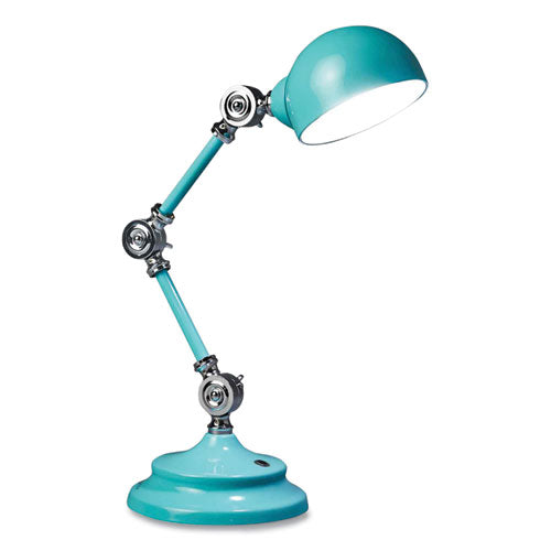 Wellness Series Revive Led Desk Lamp, 15.5" High, Turquoise