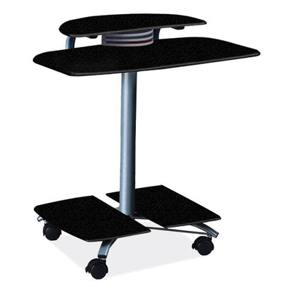 Eastwinds Series Fpd Computer Table, 28.5" X 26" X 29.5", Anthracite