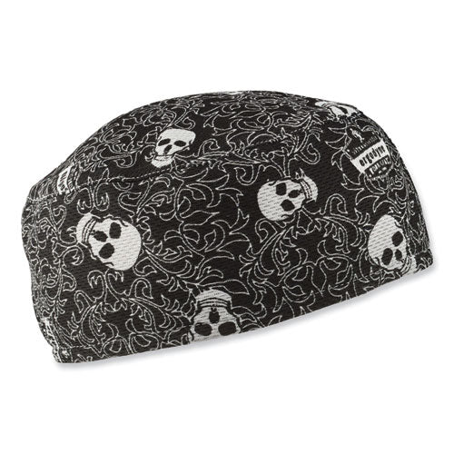 Chill-its 6630 High-performance Terry Cloth Skull Cap, Polyester, One Size Fits Most, Skulls