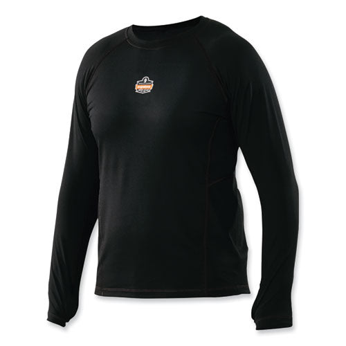 N-ferno 6435 Midweight Long Sleeve Base Layer Shirt, X-large, Black