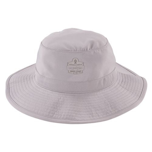 Chill-its 8939 Cooling Bucket Hat, Polyester/spandex, One Size Fits Most, Gray