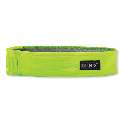 Chill-its 6605 High-performance Terry Cloth Sweatband, Cotton Terry Cloth, One Size Fits Most, Lime