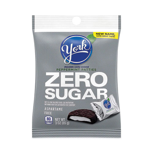 Sugar Free Peppermint Pattie, 3 Oz Peg Bags, 12/carton