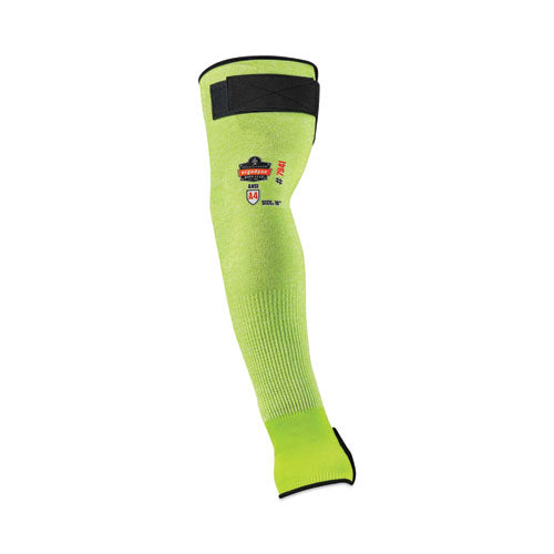 Proflex 7941-pr Cr Protective Arm Sleeve, 18", Lime, Pair