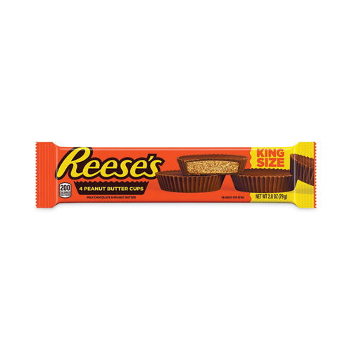 King Size Peanut Butter Cups, 2.8 Oz Bar, 24 Bars/carton