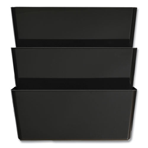 Ez Link Stackable Docupocket, 3 Sections, Legal Size, 16.25 X 4 X 19, Black