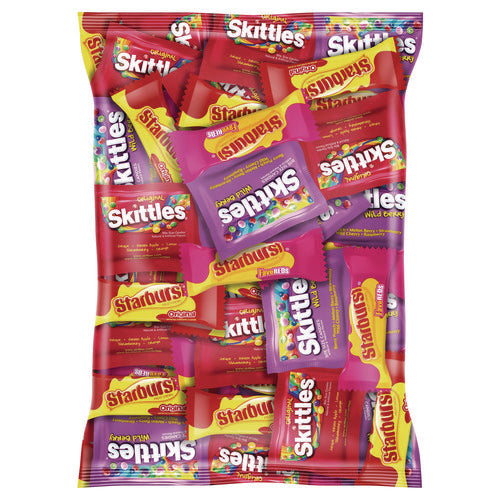 Skittles And Starburst Fun Size Variety Pack, 6 Lb 8.4 Oz Bag