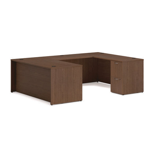 Mod U-station Bundle, 66" X 96" X 29", Sepia Walnut