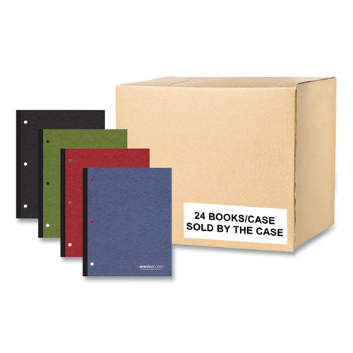 Earthtones Wireless 1 Subject Notebook, Medium/college Rule, Randomly Assorted Covers, (70) 11 X 8.5 Sheets, 24/carton