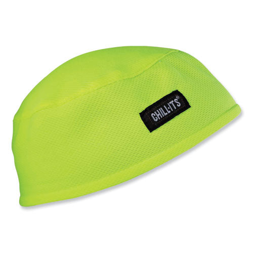 Chill-its 6630 High-performance Terry Cloth Skull Cap, Polyester, One Size Fits Most, Lime