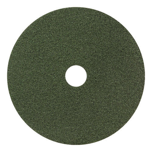 Black Diamond 3000 Grit Diamond Pad, 20" Diameter, Black/green, 2/carton