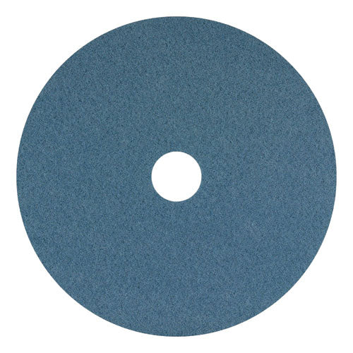 Blue Cleaner Pad, 16" Diameter, Blue, 5/carton