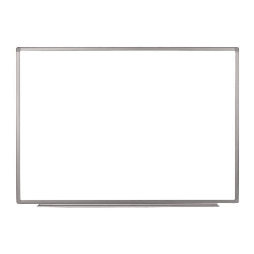 Wall-mounted Magnetic Whiteboard, 48" X 36", White Surface, Silver Aluminum Frame