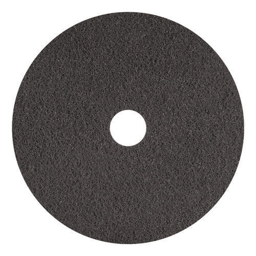 Titan Stripping Pad, 20" Diameter, Gray, 5/carton