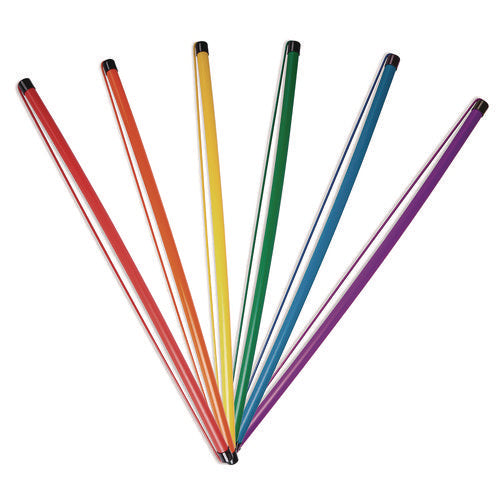 Jump Rope Baton Set, 32", Assorted Colors, 6 Batons/set