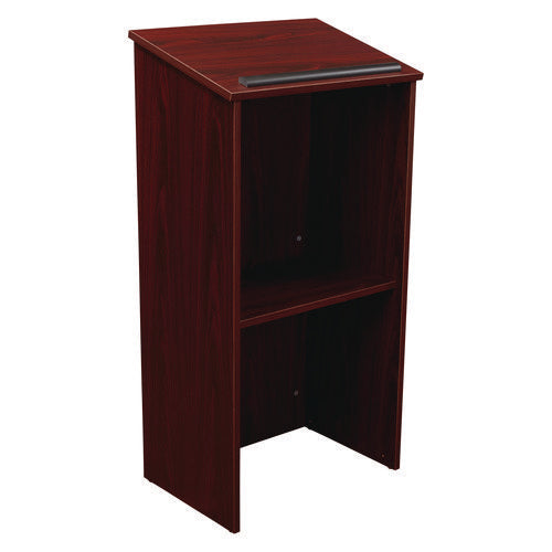 Full Floor Lectern, 23 X 16 X 46.5, Mahogany