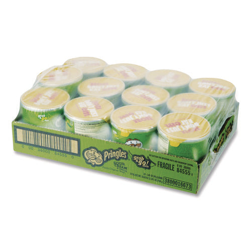 Grab And Go Sour Cream And Onion Crisps, 1.4 Oz Cans, 12/box