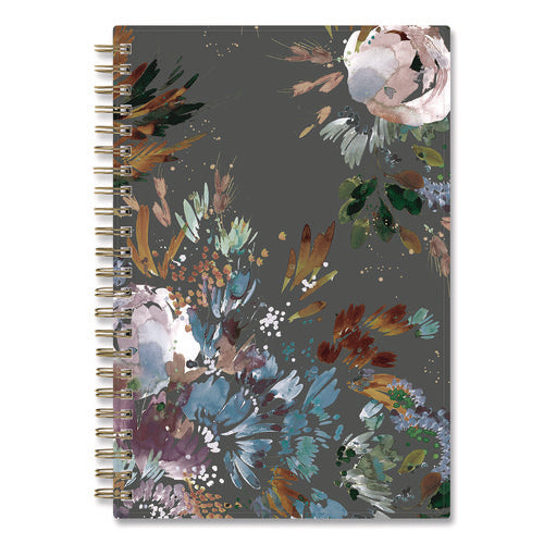 Kelly Ventura Midnight Garden Weekly/monthly Planner, Floral Artwork, 8 X 5, Multicolor Cover, 12-month (jan To Dec): 2025