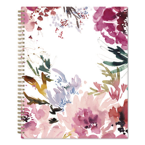 Kelly Ventura Magenta Bloom Weekly/monthly Planner, Floral Artwork, 11 X 8.5, Multicolor Cover, 12-month (jan To Dec): 2025