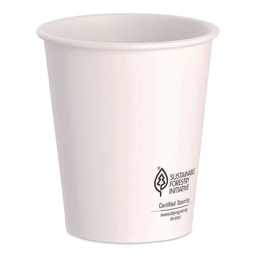 Thermoguard Paper Hot Cup, 12 Oz, White, 30/pack