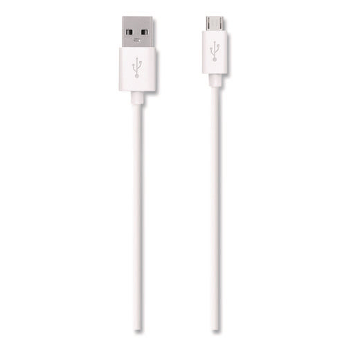 Mixit Micro Usb Chargesync Cable, 4 Ft, White