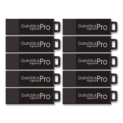 Datastick Pro Usb 3.2 Type A Flash Drive, 128 Gb, Black, 10/pack