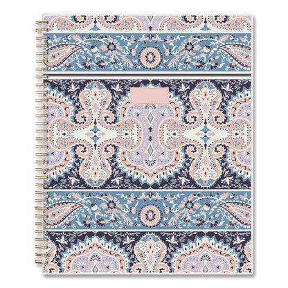 Cocorrina Weekly/monthly Planner, Pastel Paisley Artwork, 11 X 8.5, Blue/pink/white Cover, 12-month (jan To Dec): 2025