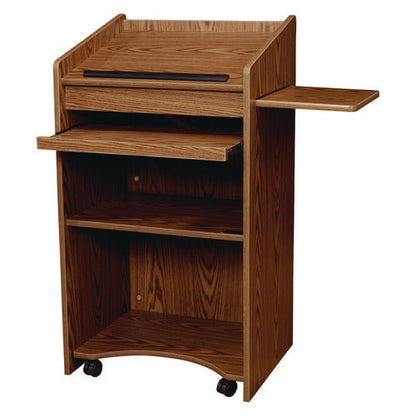 Aristocrat Non-sound Lectern, 25 X 20 X 46, Oak