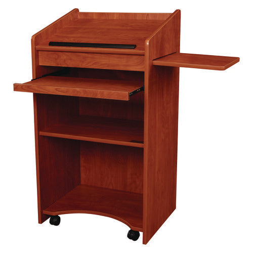 Aristocrat Non-sound Lectern, 25 X 20 X 46, Cherry