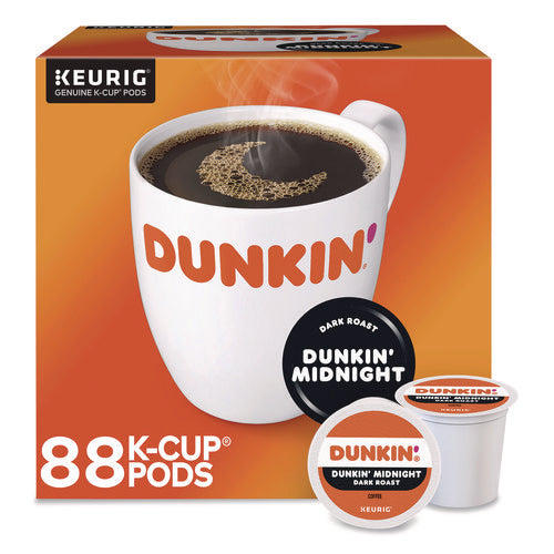 Midnight Coffee K-cups, 0.35 Oz, 22/box, 4 Boxes/carton