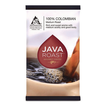 Ground Coffee, 100% Columbian, 1.25 Oz Packet, 42/carton