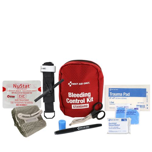 Standard Pro Bleeding Control Kit, 14 Pieces, Fabric Case