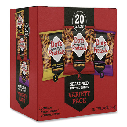 Variety Pack, Assorted Flavors, 1 Oz Bag, 20/box