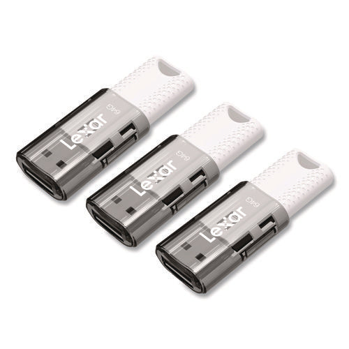 Jumpdrive S60 Usb 2.0 Flash Drive, 64 Gb, Gray/white, 3/pack