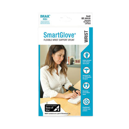 Smartglove Wrist Wrap, Small, Fits Hands Up To 3.25" Wide, Black