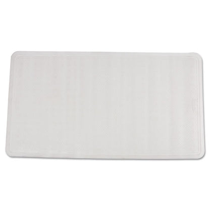 Safti-grip Latex-free Vinyl Bath Mat, 16 X 28, White