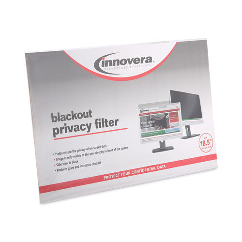 Blackout Privacy Filter For 18.5" Widescreen Flat Panel Monitor, 16:9 Aspect Ratio