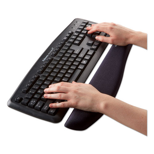 Plushtouch Keyboard Wrist Rest, 18.12 X 3.18, Black