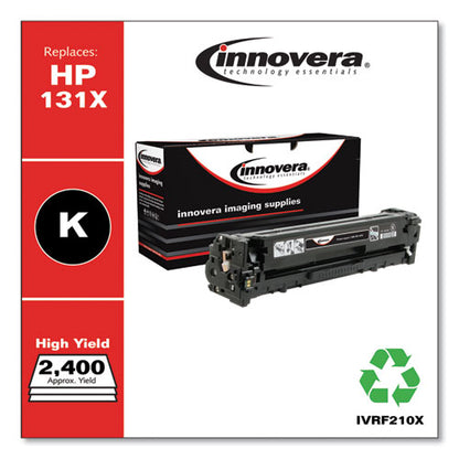 Remanufactured Black High-yield Toner, Replacement For 131x (cf210x), 2,300 Page-yield