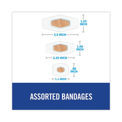 Waterproof, Clear Bandages, Assorted Sizes, 50/box