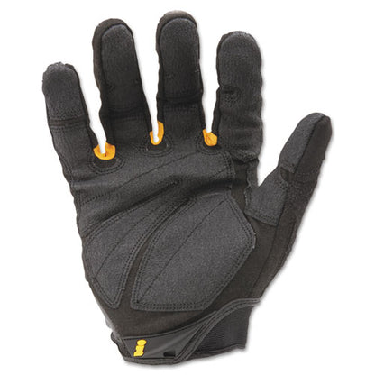 Superduty Gloves, Medium, Black/yellow, 1 Pair