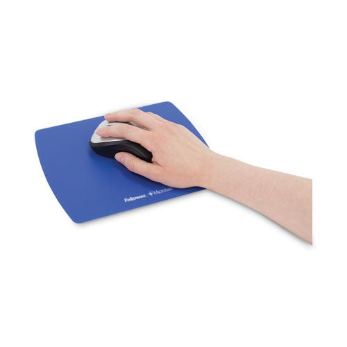 Ultra Thin Mouse Pad With Microban Protection, 9 X 7, Sapphire Blue