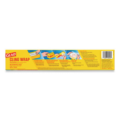 Clingwrap Plastic Wrap, 200 Square Foot Roll, Clear