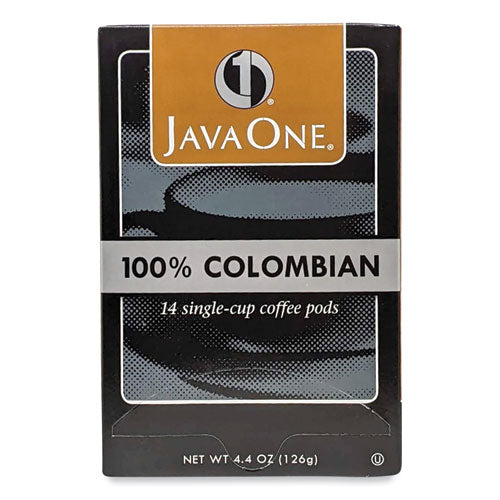 Coffee Pods, Colombian Supremo, Single Cup, 14/box