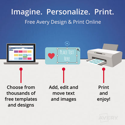 Removable Multi-use Labels, Inkjet/laser Printers, 1 X 0.75, White, 20/sheet, 50 Sheets/pack, (5428)