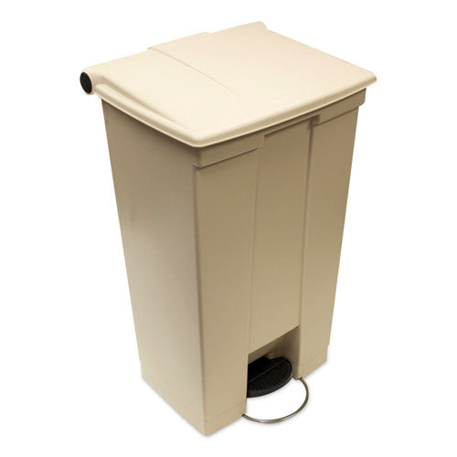 Legacy Step-on Receptacle, 23 Gal, Polyethylene, Beige